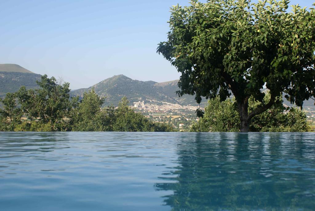 Fonte Chiara Villa Gubbio Bagian luar foto